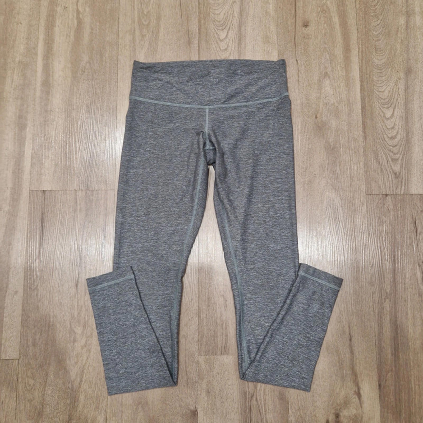 Lululemon Leggings UK 10 US 6 Womens Grey Heather Low Waist Gym