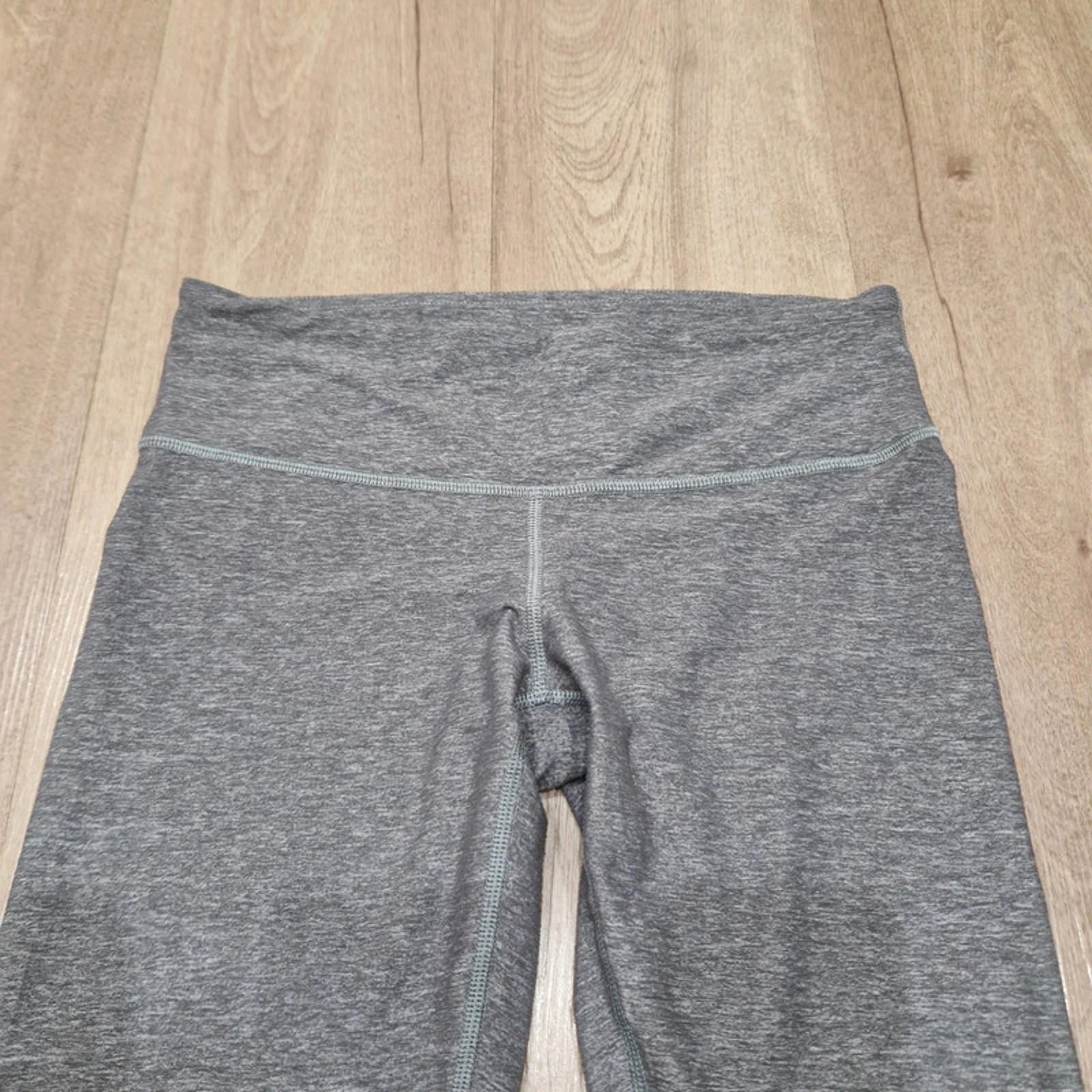 Lululemon Leggings UK 10 US 6 Womens Grey Heather Low Waist Gym