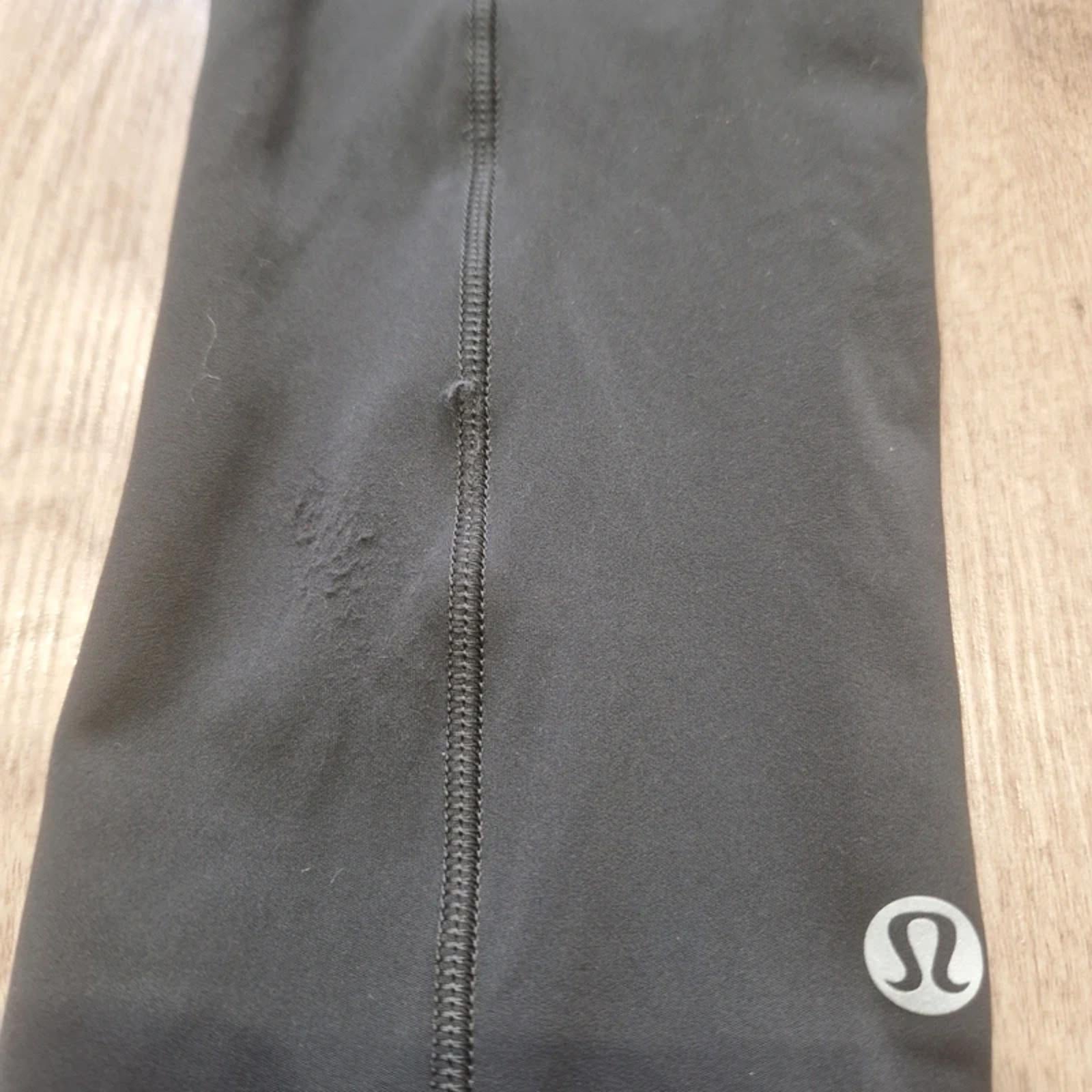 Lululemon Leggings UK 4 US 0 Womens Dark Grey Activewear (Small Mark)