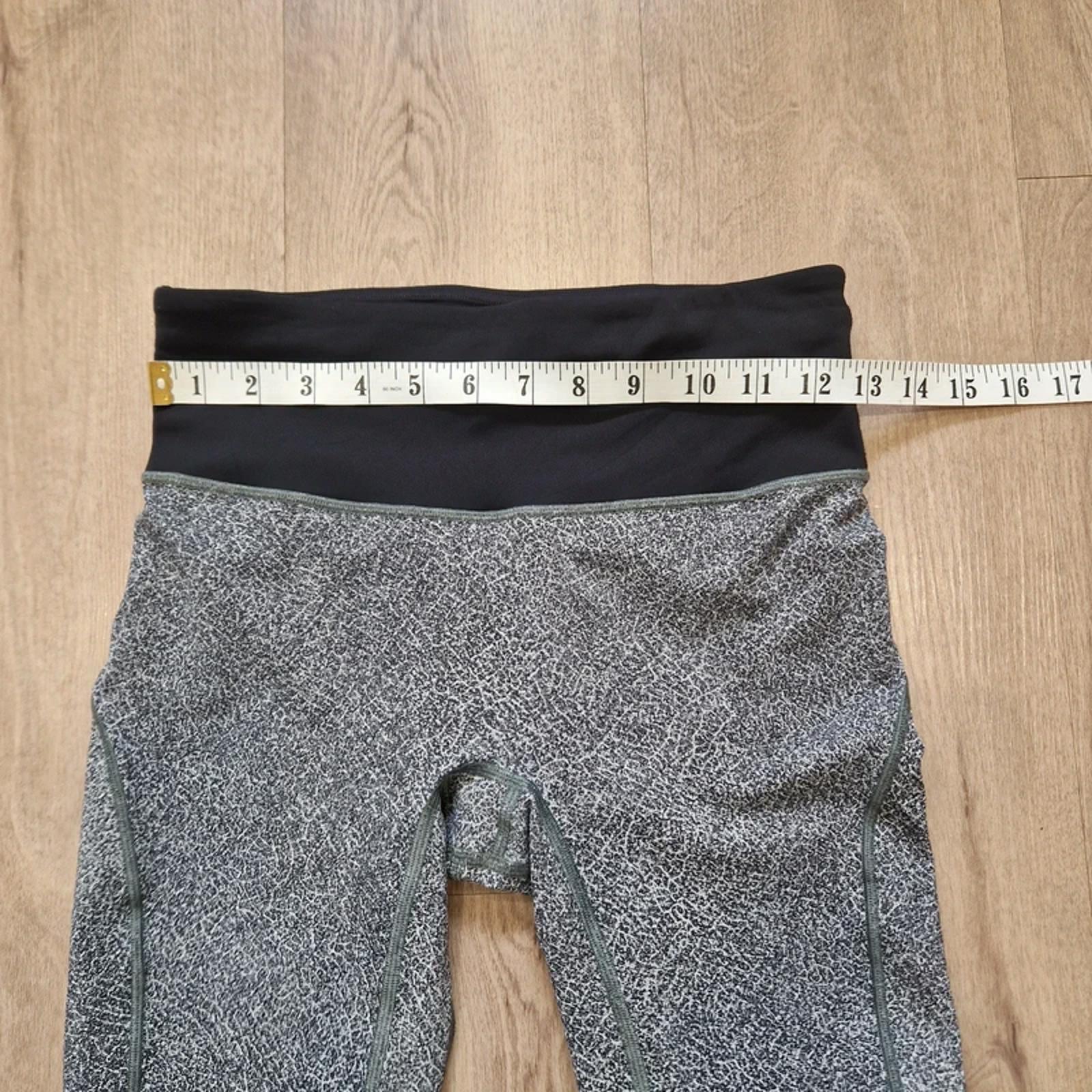 Lululemon Leggings UK 10 US 6 Womens Grey Activewear Yoga Gym
