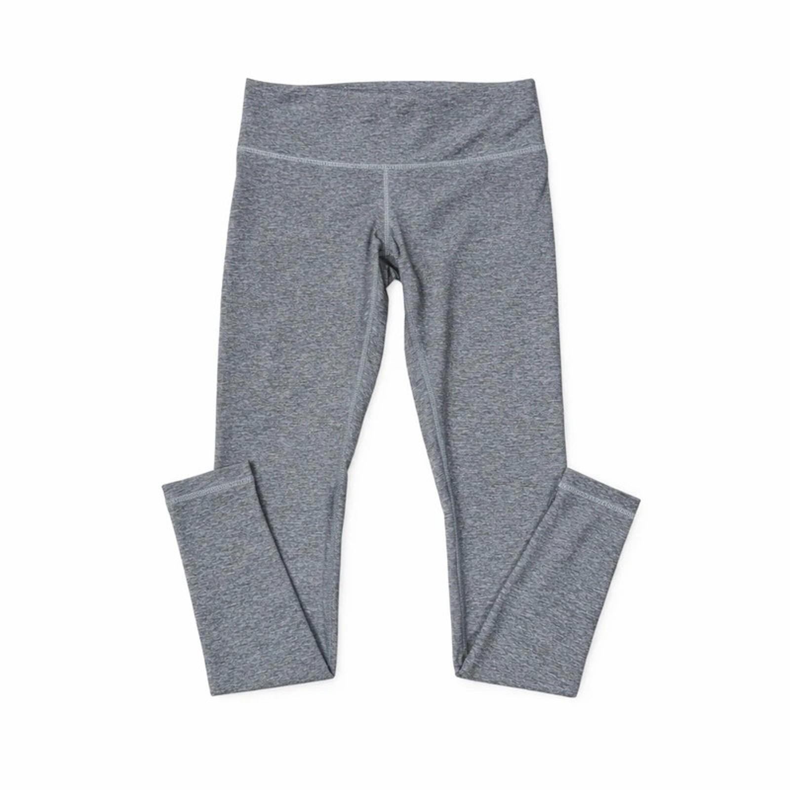 Lululemon Leggings UK 10 US 6 Womens Grey Heather Low Waist Gym